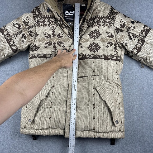 686 Jacket Mens Small Tan Brown Snowboard Ski Hooded Insulated Limited Edition - Picture 7 of 16